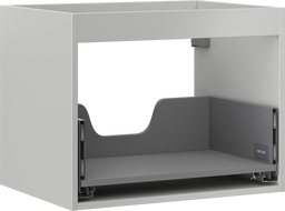 Mexen Box-A korpus skříňky pod umyvadlo 60 cm, 1 zásuvka, šedý mat - 91AX0-0600-470-1-62