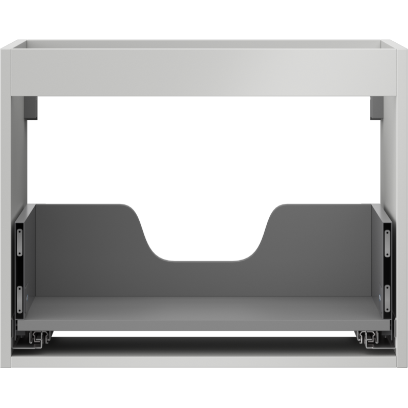 Mexen Box-A korpus skříňky pod umyvadlo 60 cm, 1 zásuvka, šedý mat - 91AX0-0600-470-1-62