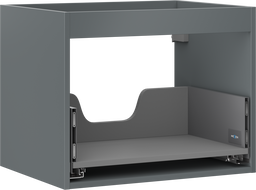 Mexen Box-A korpus skříňky pod umyvadlo 60 cm, 1 zásuvka, grafit matný - 91AX0-0600-470-1-66
