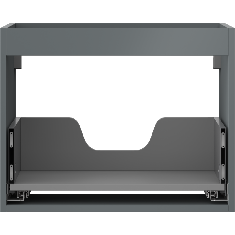Mexen Box-A korpus skříňky pod umyvadlo 60 cm, 1 zásuvka, grafit matný - 91AX0-0600-470-1-66