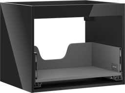 Mexen Box-A korpus skříňky pod umyvadlo 60 cm, 1 zásuvka, černý lesk - 91AX0-0600-470-1-70