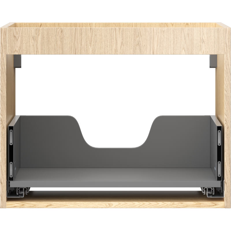 Mexen Box-A korpus skříňky pod umyvadlo 60 cm, 1 zásuvka, dub - 91AX0-0600-470-1-81