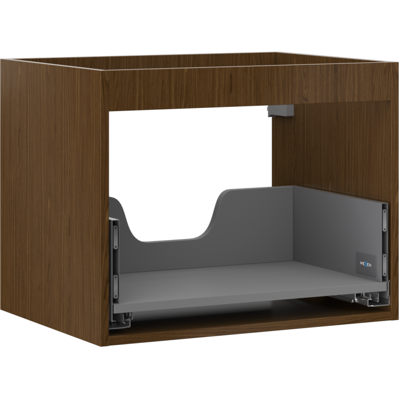 Mexen Box-A korpus skříňky pod umyvadlo 60 cm, 1 zásuvka, ořech - 91AX0-0600-470-1-86