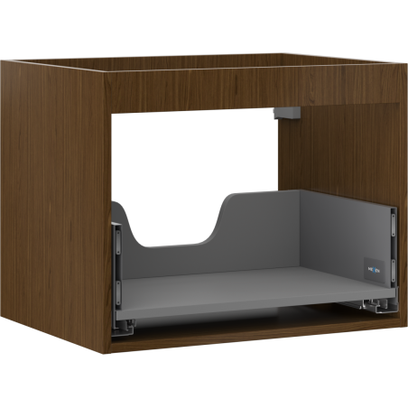 Mexen Box-A korpus skříňky pod umyvadlo 60 cm, 1 zásuvka, ořech - 91AX0-0600-470-1-86