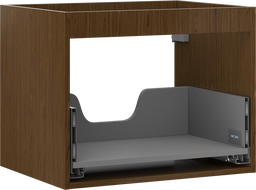 Mexen Box-A korpus skříňky pod umyvadlo 60 cm, 1 zásuvka, ořech - 91AX0-0600-470-1-86