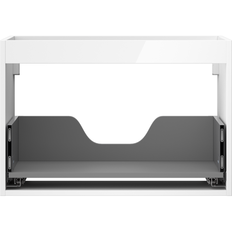 Mexen Box-A korpus skříňky pod umyvadlo 70 cm, 1 zásuvka, bílý lesk - 91AX0-0700-470-1-00