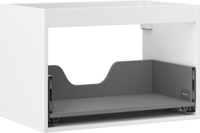 Mexen Box-A korpus skříňky pod umyvadlo 70 cm, 1 zásuvka, bílý mat - 91AX0-0700-470-1-01