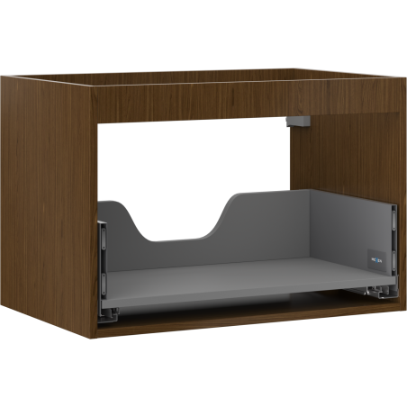 Mexen Box-A korpus skříňky pod umyvadlo 70 cm, 1 zásuvka, ořech - 91AX0-0700-470-1-86