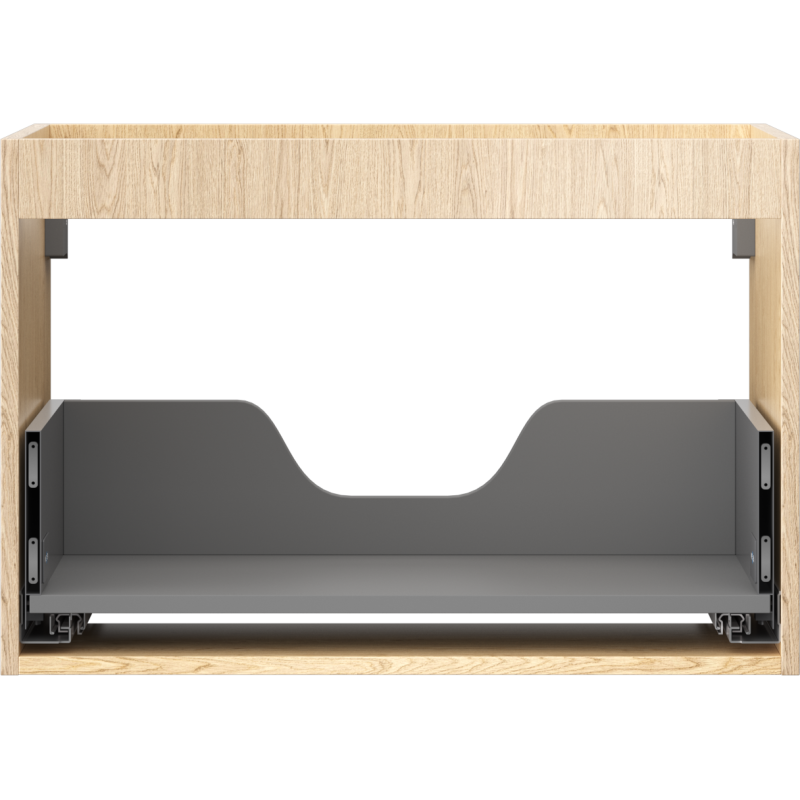 Mexen Box-A korpus skříňky pod umyvadlo 70 cm, 1 zásuvka, dub - 91AX0-0700-470-1-81
