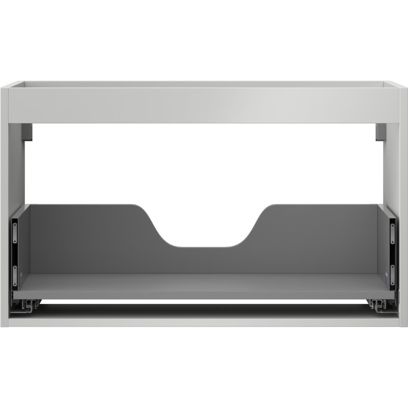 Mexen Box-A korpus skříňky pod umyvadlo 80 cm, 1 zásuvka, šedý mat - 91AX0-0800-470-1-62