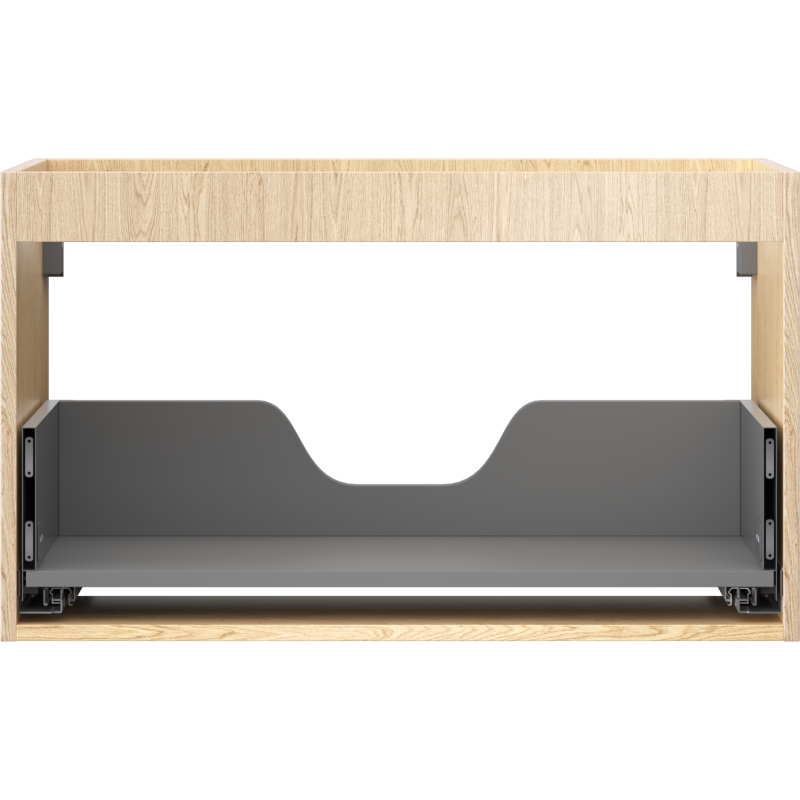 Mexen Box-A korpus skříňky pod umyvadlo 80 cm, 1 zásuvka, dub - 91AX0-0800-470-1-81