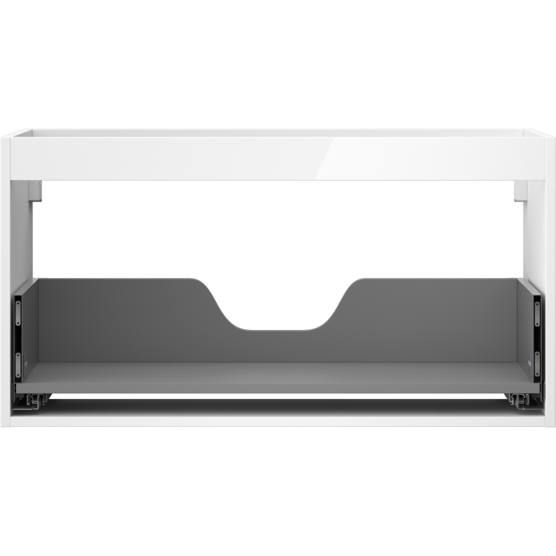 Mexen Box-A korpus skříňky pod umyvadlo 90 cm, 1 zásuvka, bílý lesk - 91AX0-0900-470-1-00