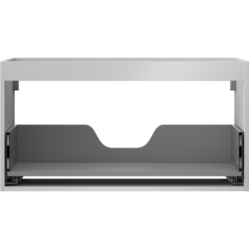 Mexen Box-A korpus skříňky pod umyvadlo 90 cm, 1 zásuvka, šedý mat - 91AX0-0900-470-1-62