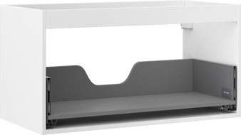 Mexen Box-A korpus skříňky pod umyvadlo 90 cm, 1 šuplík, bílý mat - 91AX0-0900-470-1-01