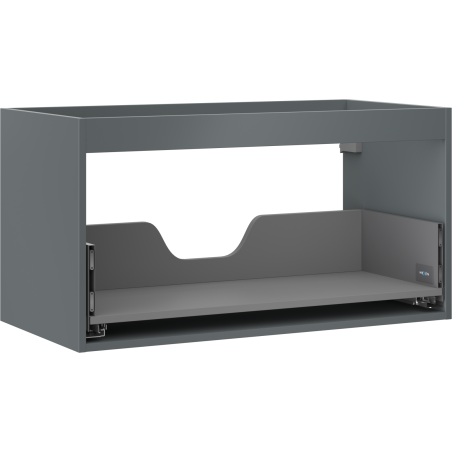 Mexen Box-A korpus skříňky podumyvadlové 90 cm, 1 zásuvka, grafit mat - 91AX0-0900-470-1-66