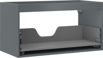 Mexen Box-A korpus skříňky podumyvadlové 90 cm, 1 zásuvka, grafit mat - 91AX0-0900-470-1-66
