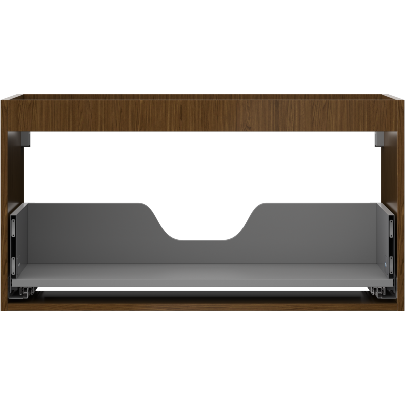 Mexen Box-A korpus skříňky pod umyvadlo 90 cm, 1 zásuvka, ořech - 91AX0-0900-470-1-86