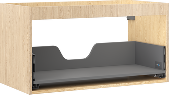 Mexen Box-A korpus skříňky pod umyvadlo 90 cm, 1 zásuvka, dub - 91AX0-0900-470-1-81