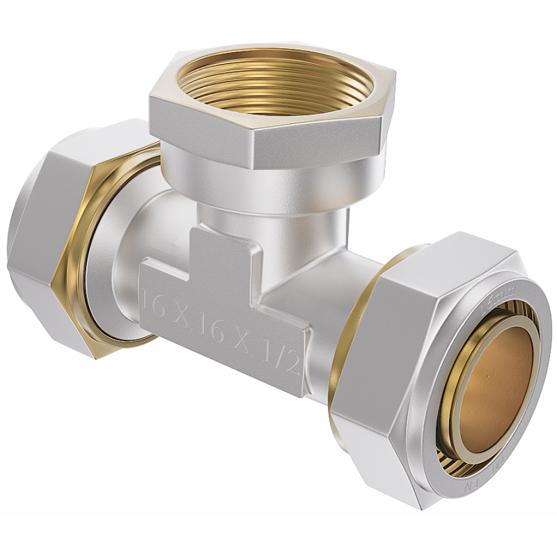 Mexen PEX-S šroubovací T-kus PEX 20 x 1/2 GW x 20 - W97232-2012F20-00