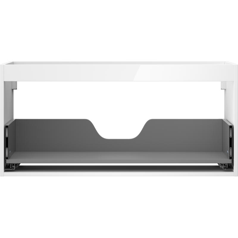Mexen Box-A korpus skříňky pod umyvadlo 100 cm, 1 zásuvka, bílý lesk - 91AX0-1000-470-1-00
