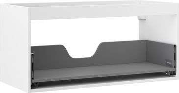 Mexen Box-A korpus skříňky pod umyvadlo 100 cm, 1 zásuvka, bílý mat - 91AX0-1000-470-1-01
