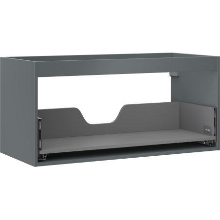 Mexen Box-A korpus skříňky pod umyvadlo 100 cm, 1 zásuvka, grafit mat - 91AX0-1000-470-1-66