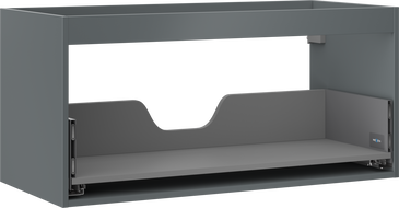 Mexen Box-A korpus skříňky pod umyvadlo 100 cm, 1 zásuvka, grafit mat - 91AX0-1000-470-1-66