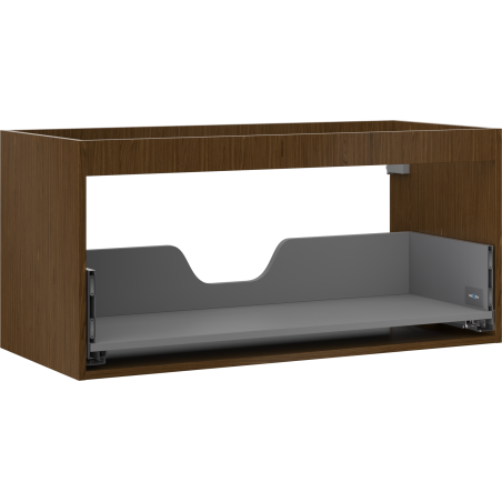 Mexen Box-A korpus skříňky pod umyvadlo 100 cm, 1 zásuvka, ořech - 91AX0-1000-470-1-86