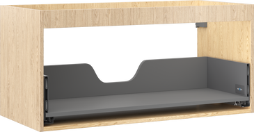 Mexen Box-A korpus skříňky pod umyvadlo 100 cm, 1 zásuvka, dub - 91AX0-1000-470-1-81