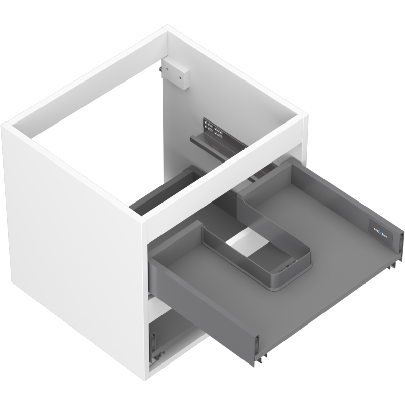Mexen Box-A korpus skříňky pod umyvadlo 50 cm, 2 zásuvky, bílý mat - 91AX0-0500-470-2-01