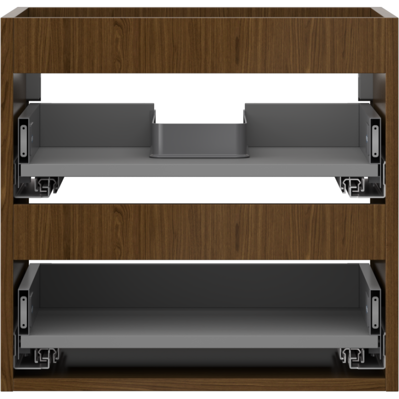 Mexen Box-A korpus skříňky pod umyvadlo 50 cm, 2 zásuvky, ořech - 91AX0-0500-470-2-86