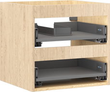 Mexen Box-A korpus skříňky pod umyvadlo 50 cm, 2 zásuvky, dub - 91AX0-0500-470-2-81