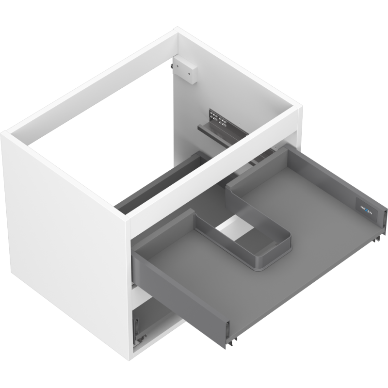 Mexen Box-A korpus skříňky pod umyvadlo 60 cm, 2 zásuvky, bílý mat - 91AX0-0600-470-2-01