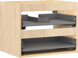 Mexen Box-A korpus skříňky pod umyvadlo 60 cm, 2 zásuvky, dub - 91AX0-0600-470-2-81