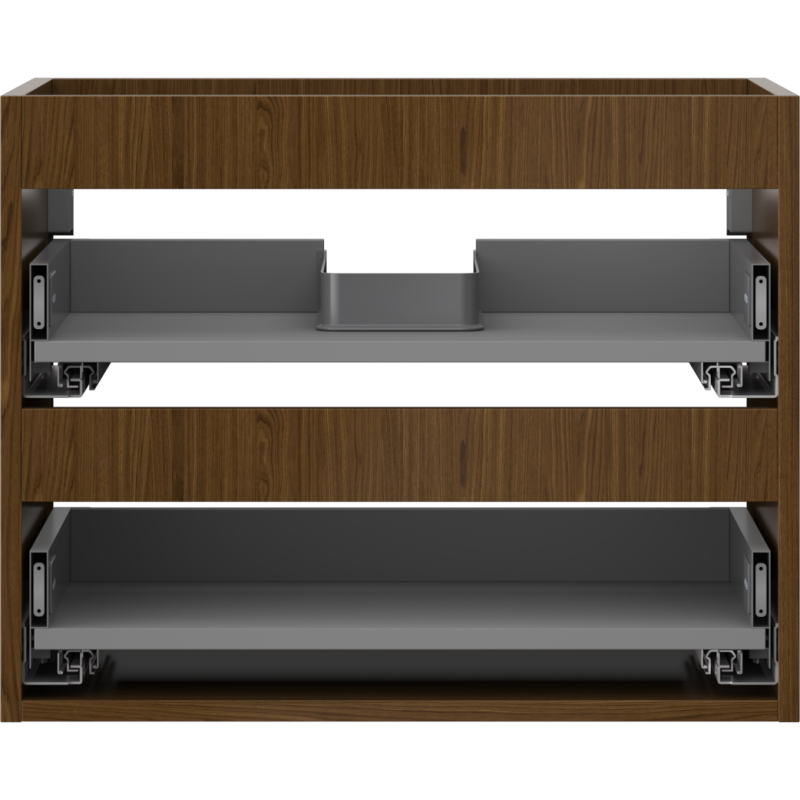 Mexen Box-A korpus skříňky pod umyvadlo 60 cm, 2 zásuvky, ořech - 91AX0-0600-470-2-86