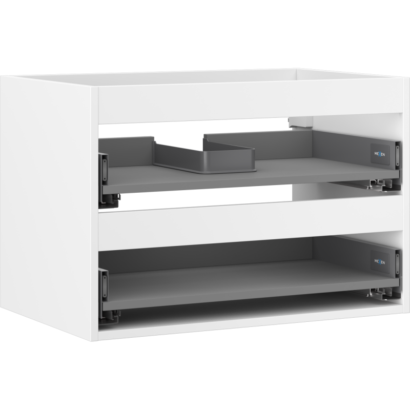 Mexen Box-A korpus skříňky pod umyvadlo 70 cm, 2 zásuvky, bílý mat - 91AX0-0700-470-2-01