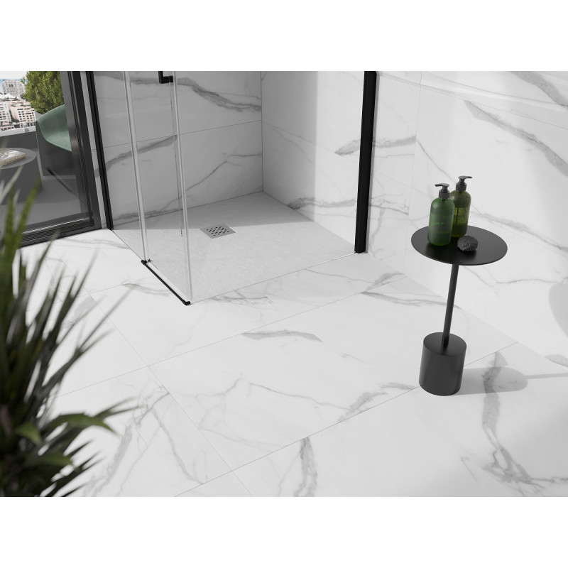 Mexen Stone+ kompozitový čtvercový sprchový kout 80 x 80 cm, bílý - 44108080