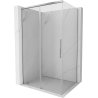 Mexen Rox sprchová kabina posuvná 135 x 95 cm, transparentní, chrom - 8C2-135-095-01-00