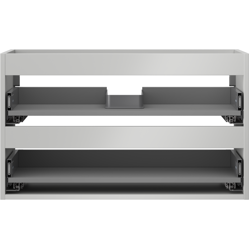 Mexen Box-A korpus skříňky pod umyvadlo 80 cm, 2 zásuvky, šedý mat - 91AX0-0800-470-2-62