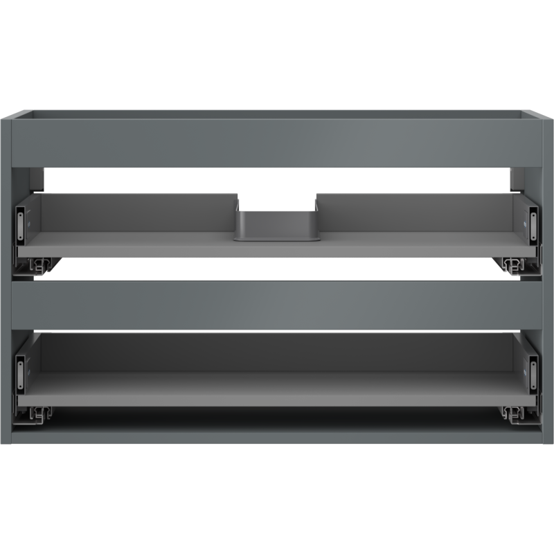 Mexen Box-A korpus skříňky pod umyvadlo 80 cm, 2 zásuvky, matná grafit - 91AX0-0800-470-2-66