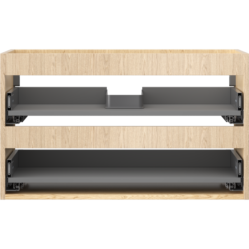 Mexen Box-A korpus skříňky pod umyvadlo 80 cm, 2 zásuvky, dub - 91AX0-0800-470-2-81