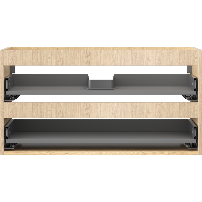 Mexen Box-A korpus skříňky pod umyvadlo 90 cm, 2 zásuvky, dub - 91AX0-0900-470-2-81