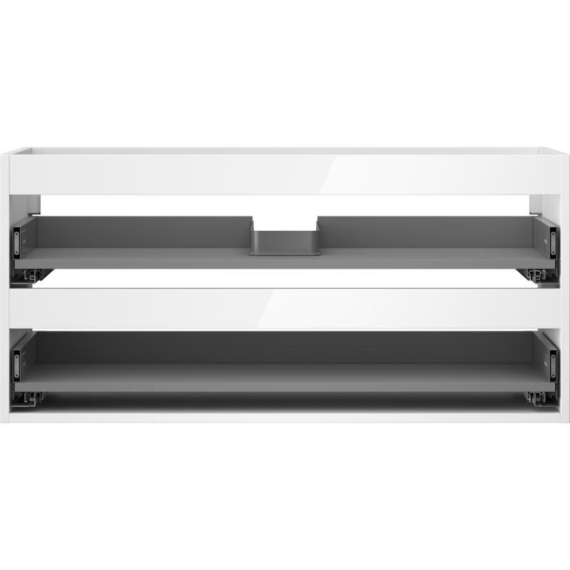 Mexen Box-A korpus skříňky pod umyvadlo 100 cm, 2 zásuvky, bílý lesk - 91AX0-1000-470-2-00