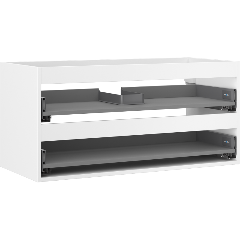 Mexen Box-A korpus skříňky pod umyvadlo 100 cm, 2 zásuvky, bílý mat - 91AX0-1000-470-2-01