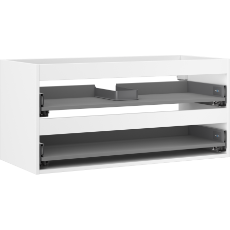 Mexen Box-A korpus skříňky pod umyvadlo 100 cm, 2 zásuvky, bílý mat - 91AX0-1000-470-2-01