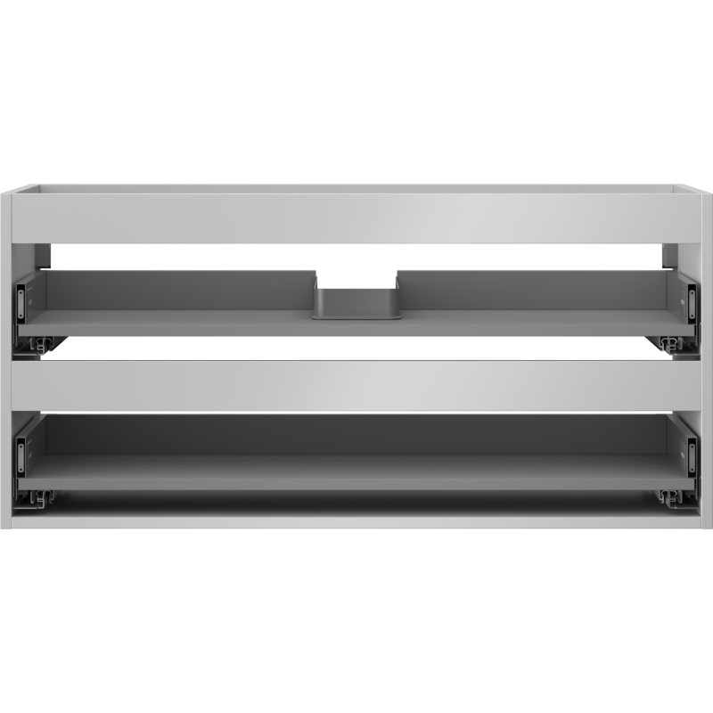 Mexen Box-A korpus skříňky pod umyvadlo 100 cm, 2 zásuvky, šedá mat - 91AX0-1000-470-2-62