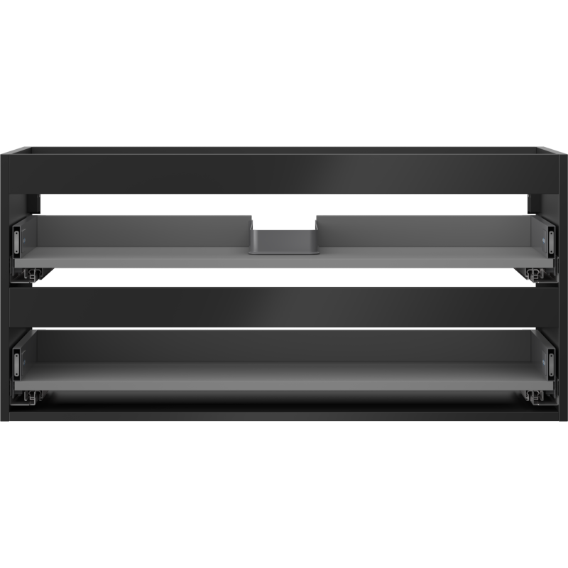 Mexen Box-A korpus skříňky pod umyvadlo 100 cm, 2 zásuvky, černý mat - 91AX0-1000-470-2-71