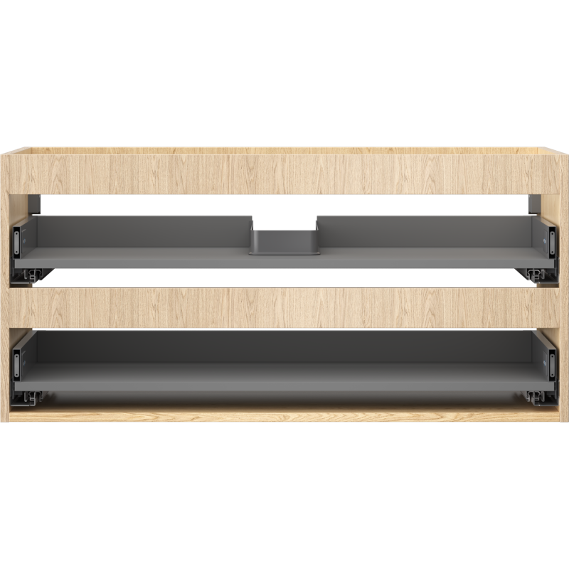 Mexen Box-A korpus skříňky pod umyvadlo 100 cm, 2 zásuvky, dub - 91AX0-1000-470-2-81