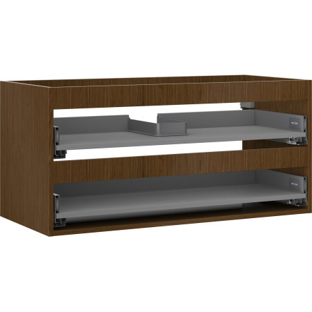 Mexen Box-A skříňka pod umyvadlo 100 cm, 2 zásuvky, ořech - 91AX0-1000-470-2-86