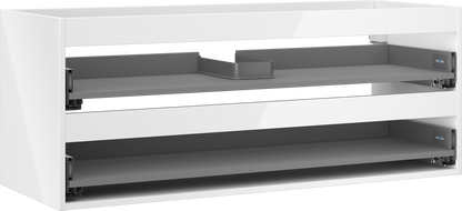 Mexen Box-A korpus skříňky pod umyvadlo 120 cm, 2 zásuvky, bílý lesk - 91AX0-1200-470-2-00